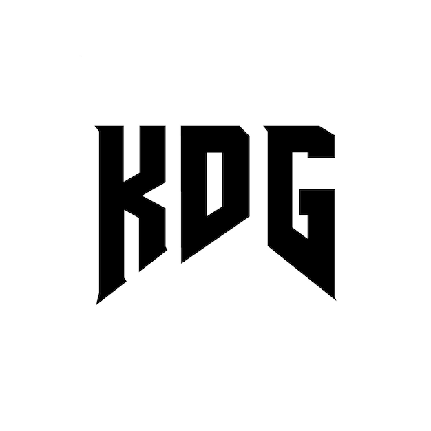 KDG letter logo design for technology company KDG logo design black and white color combination KDG logo KDG vector KDG design KDG icon KDG alphabet KDG typography logo design