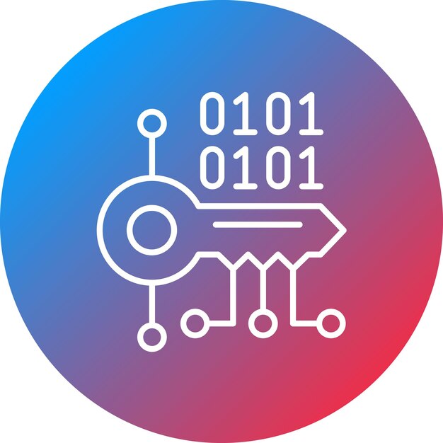 Key Encryption icon vector image Can be used for Security