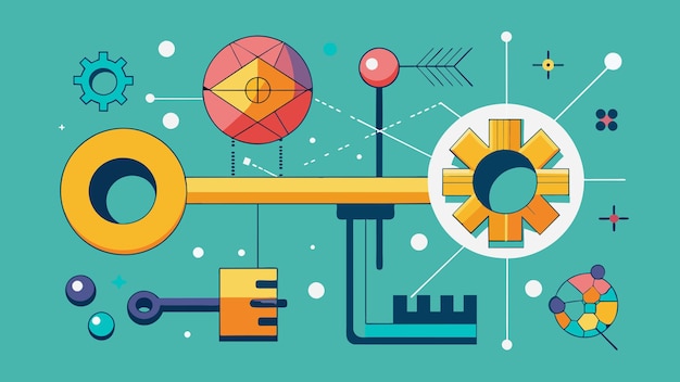 key vector graphics illustration EPS source file format lossless scaling icon design