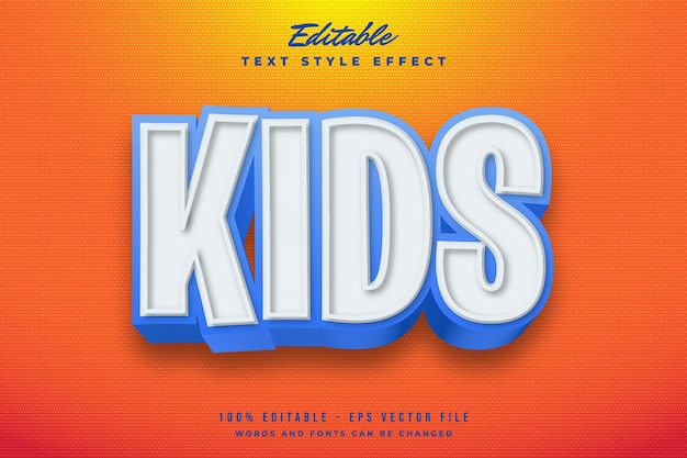 Kids text effect
