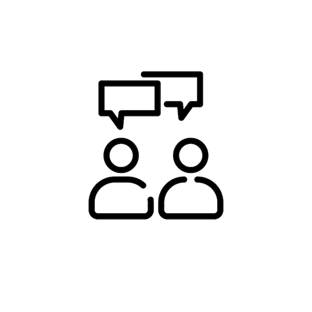 Kommunikasjonsboble tale tegn symbol vektor