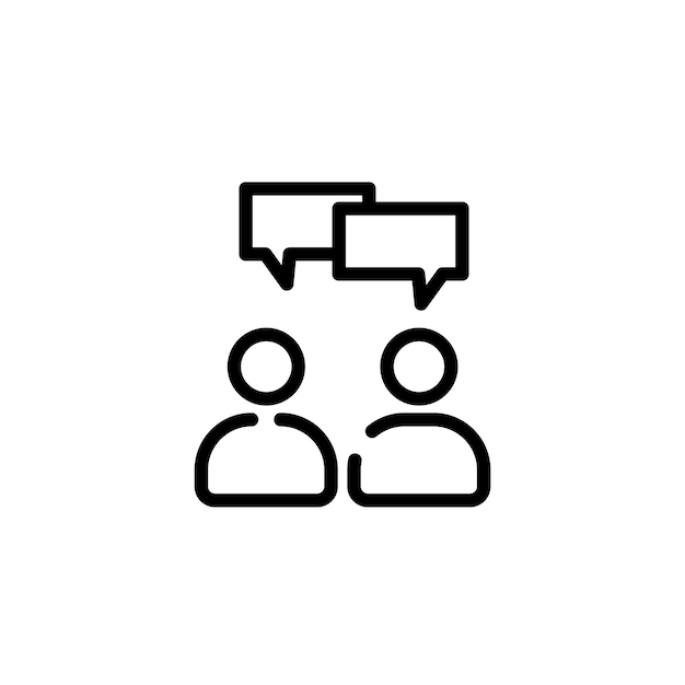 Kommunikasjonsboble tale tegn symbol vektor