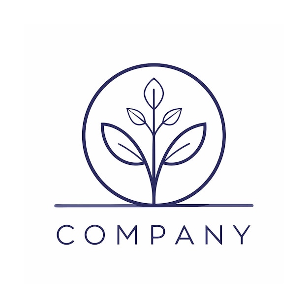 Kreativ og elegant minimalistisk logo designvektor for ethvert merkevareselskap