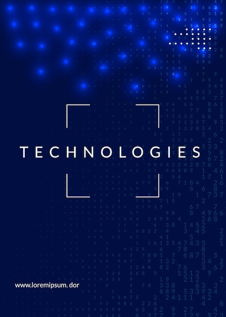 Kvanteberegning-bakgrunn Teknologi for big data visualisering