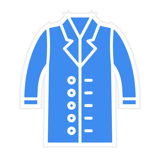 lab coat icon vector image can be used for chemistry
