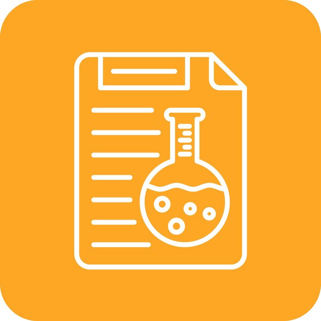 Lab Report icon vector image Can be used for Chemistry