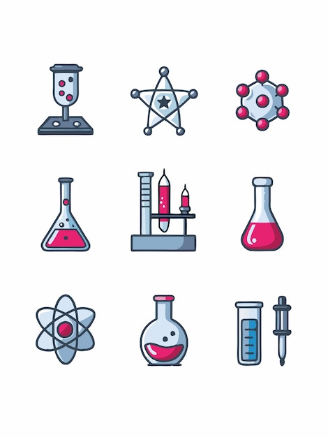 laboratory vector graphics illustration EPS source file format lossless scaling icon design