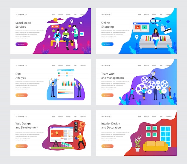 Landing Pages Illustrations