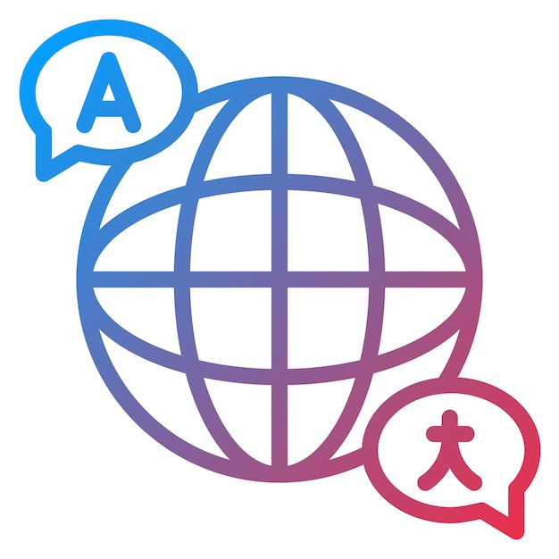 language icon vector image can be used for data science