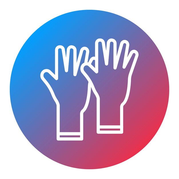 Latex Gloves icon vector image Can be used for Cleaning