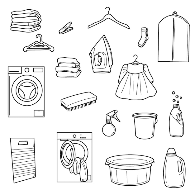 Laundry Equipment Set