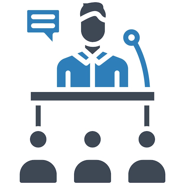 Lecture Vector Illustration Style