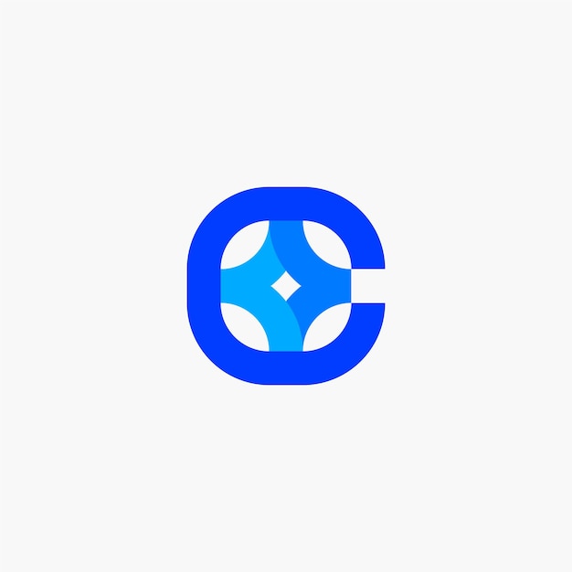 letter C star logo