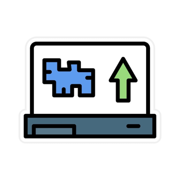 Level Development icon vector image Can be used for Game Design