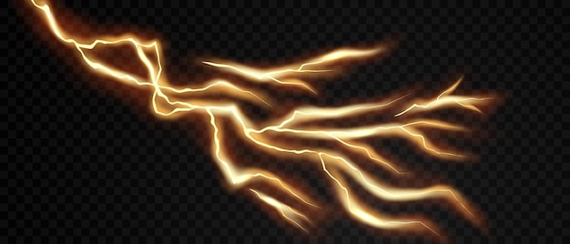 lightning light effect background realistic flash with lightning electric explosion vector illustration