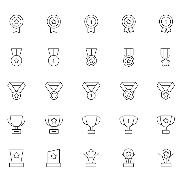 Line Art Web Development Icons Vector HTML CSS JavaScript Coding Design SEO Analytics Icons