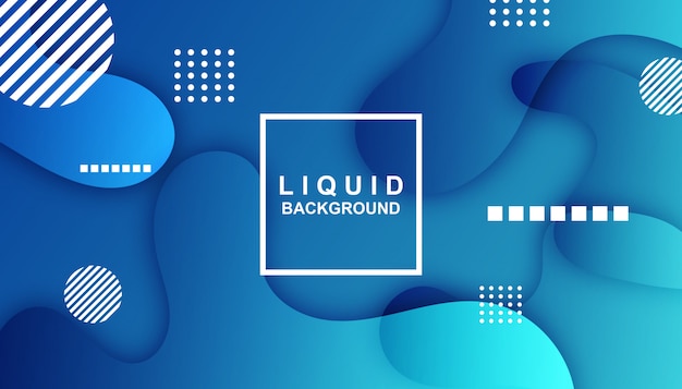 Liquid Abstract Background Template