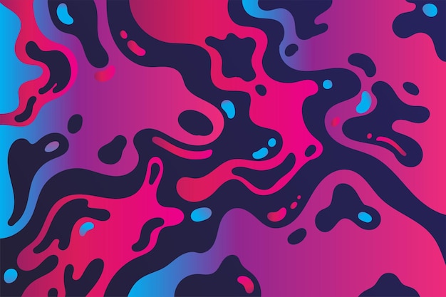 Liquid Abstract Illustration Background Color