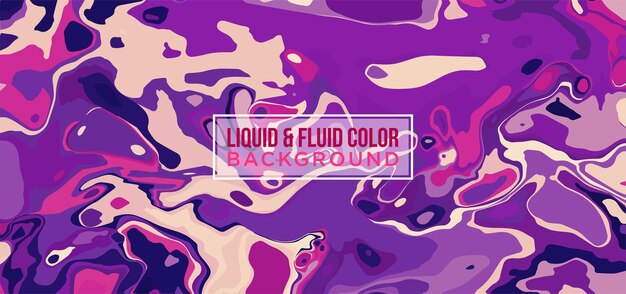 Liquid color and fluid shapes Background