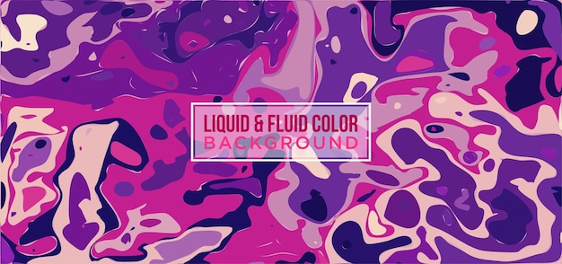 Liquid color and fluid shapes Background