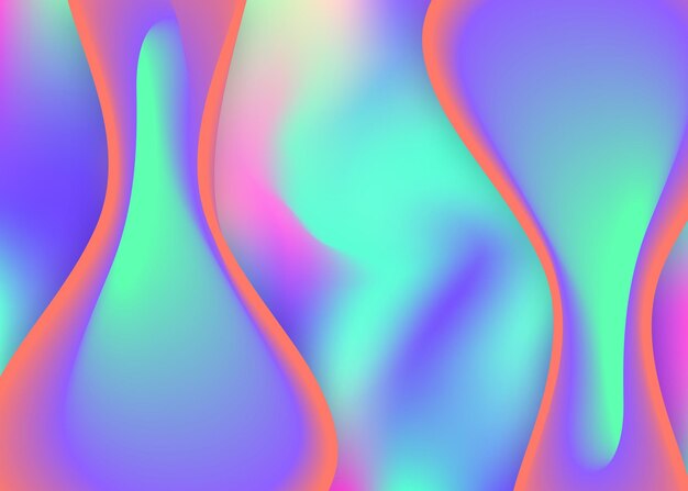 Liquid fluid background with dynamic elements and shapes