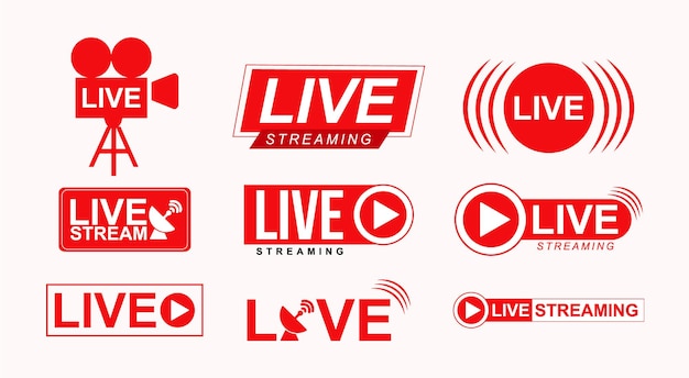 Live Stream Tag Design Template