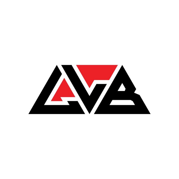 LLB triangle letter logo design with triangle shape LLB triangle logo design monogram LLB triangle vector logo template with red color LLB triangular logo Simple Elegant and Luxurious Logo LLB