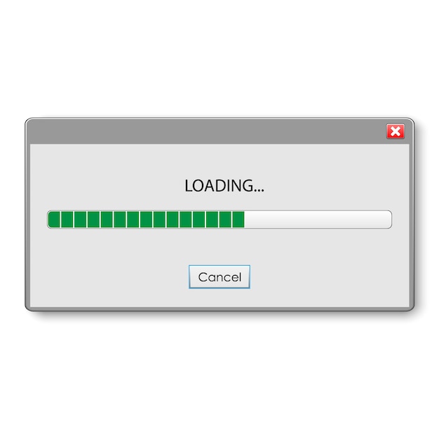 loading bar for ui and ux design. 