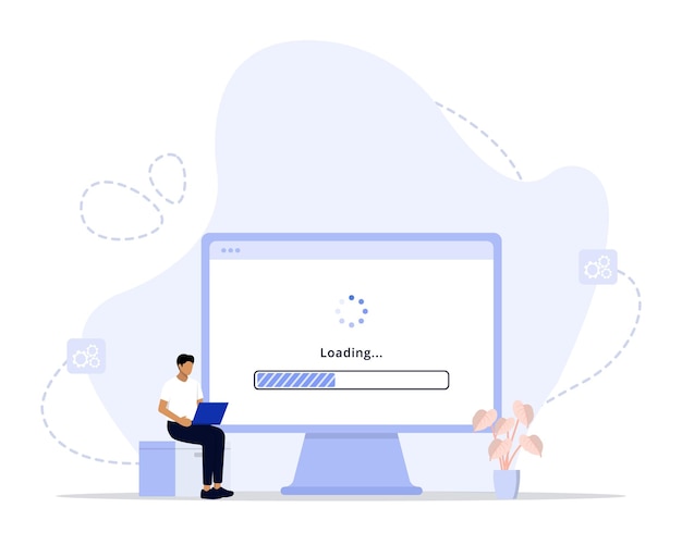 Loading concept illustration