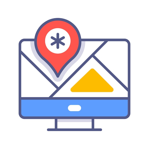 location pin modern concepts design vector illustration