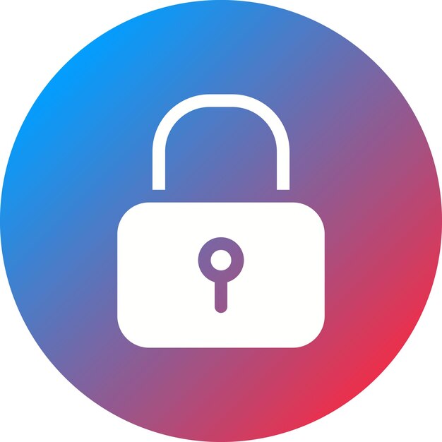 Lock icon vector image Can be used for UI