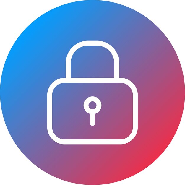 Lock icon vector image Can be used for UI