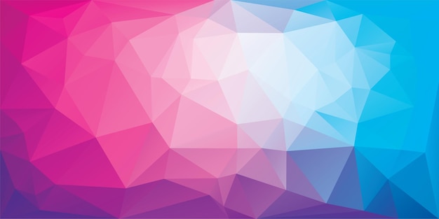Low Poly Background of Triangles