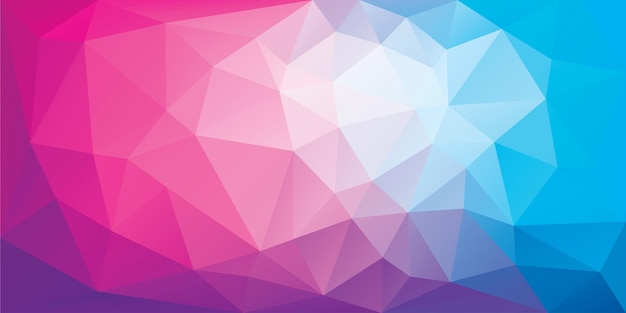 Low Poly Background of Triangles