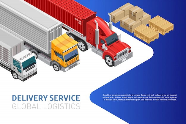 Lys webdesign for global logistikk
