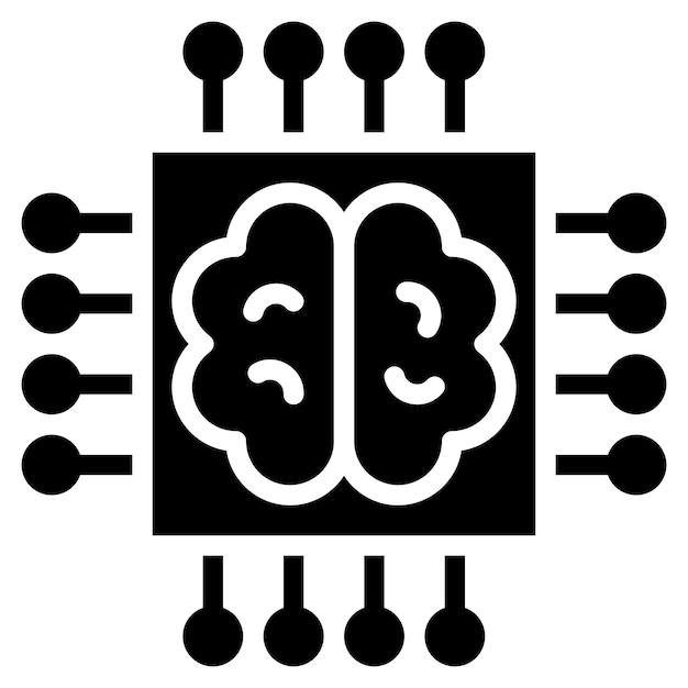 machine learning icon vector image can be used for digital disruption