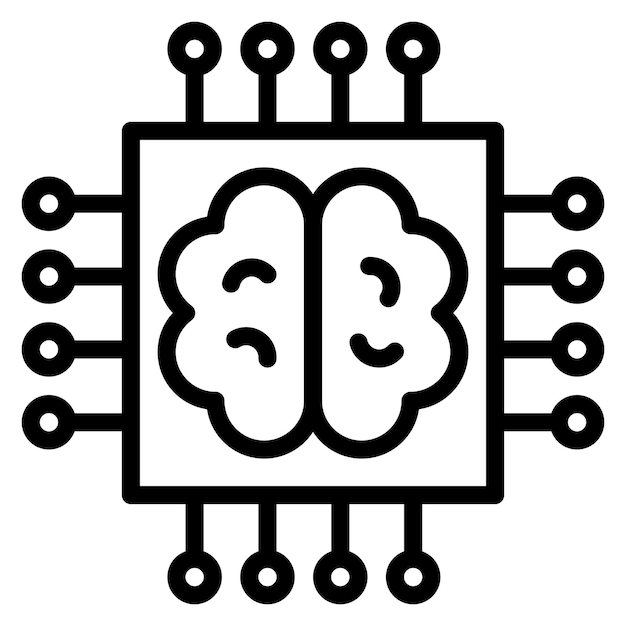 machine learning icon vector image can be used for digital disruption