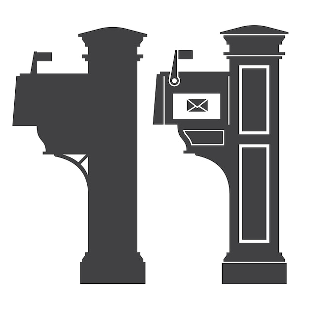 mail box outline icon