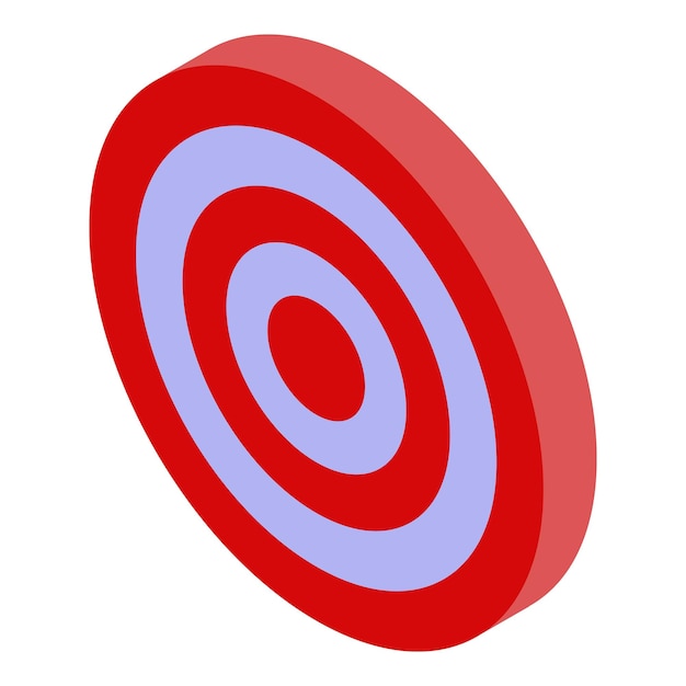 Manager target icon Isometric of manager target vector icon for web design isolated on white background