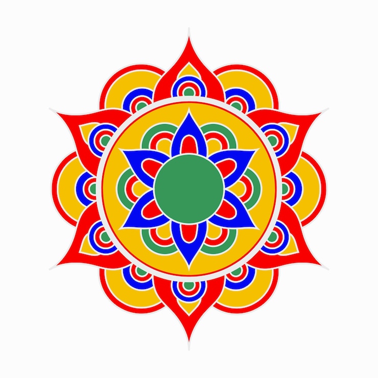 Vektor mandala background design