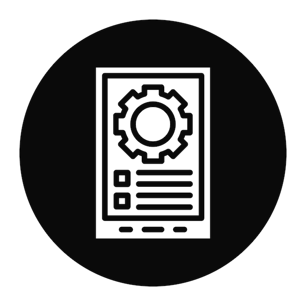 manual testing icon vector image can be used for quality assurance
