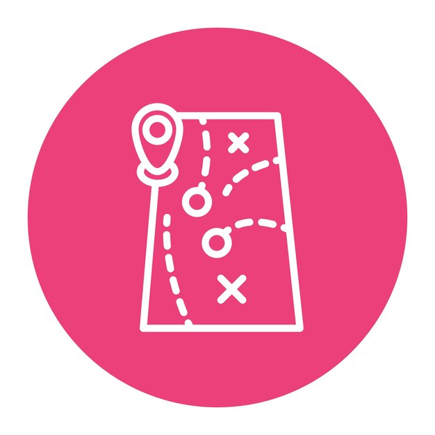 map icon vector image can be used for mining and crafting