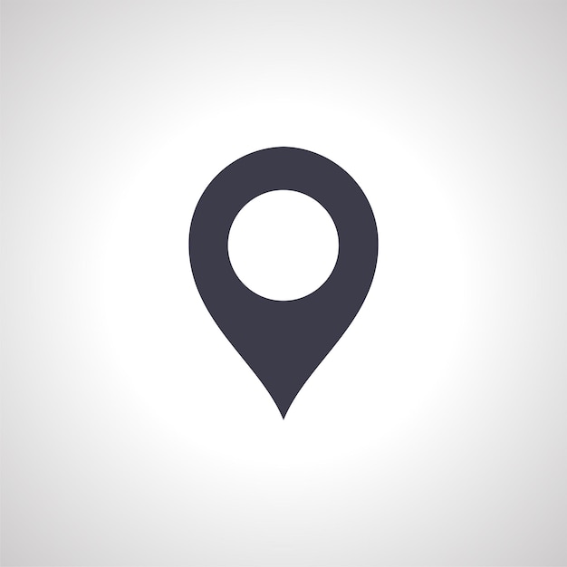 Map pin icon isolated icon Location icon map pointer icon