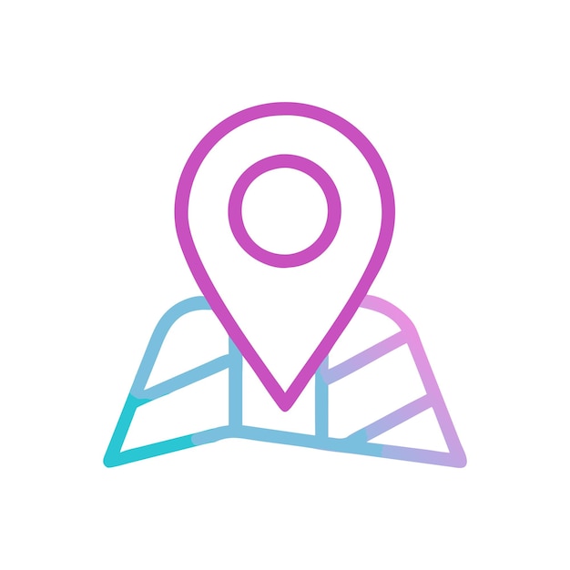 map pin location icon contact vector for user interface websites and mobile applications