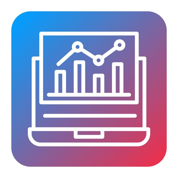 Market Trends icon vector image Can be used for Market Research
