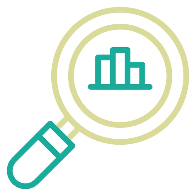 marketing research vector icon illustration of digital marketing iconset