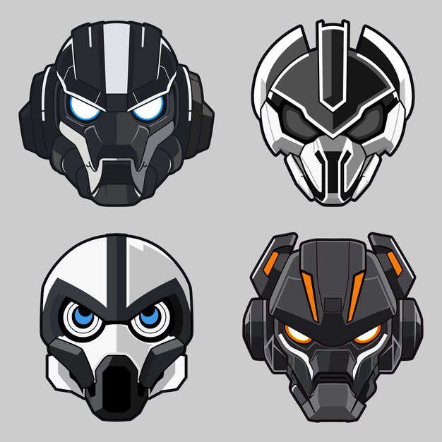 Mecha Robot Element 02 Vector