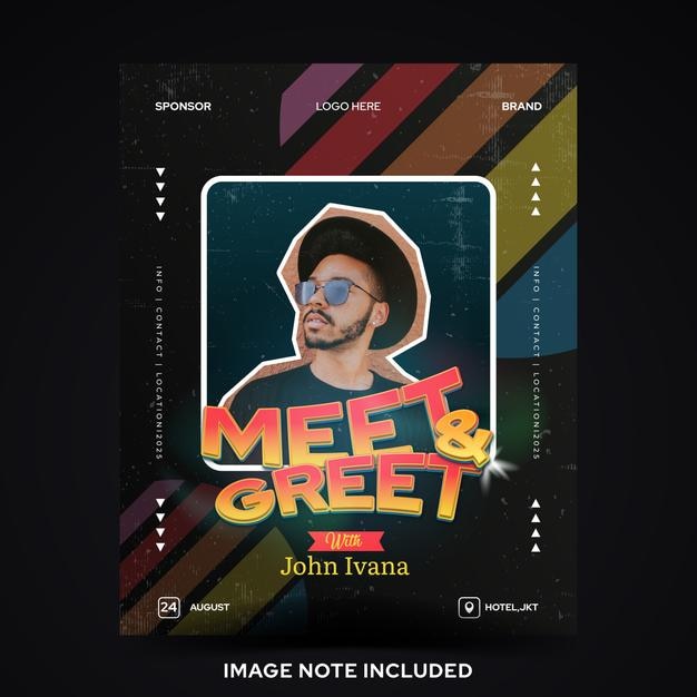 meet and greet social media post