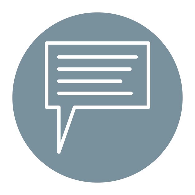 Message icon vector image Can be used for Public Relations Agency