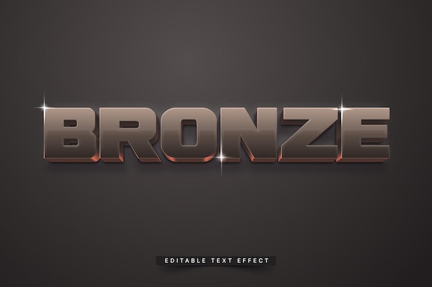 Metallic Text Effect Mockup